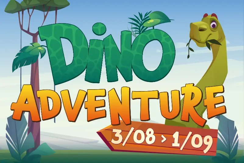 Ontdek de Dino's in Floralux Dadizele