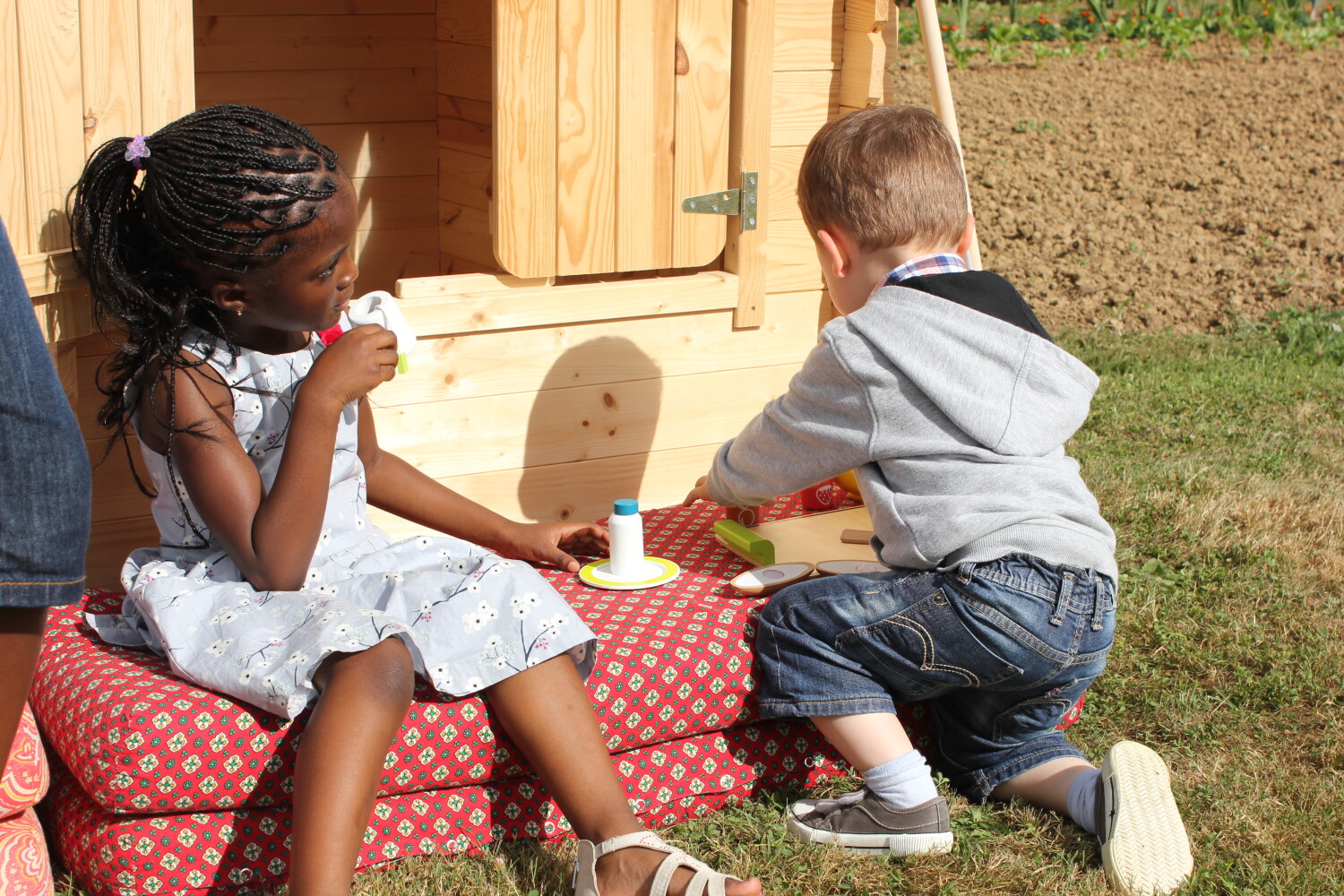 Speelhuis Patty hout - Soulet - 133 x 108 x 145 cm - 0 - 1 - 2 - 3 - 4 - 5