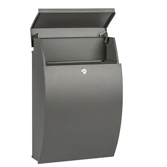 Brievenbus Vancouver mat grijs - brievenbus kopen - 0 - 1 - 2