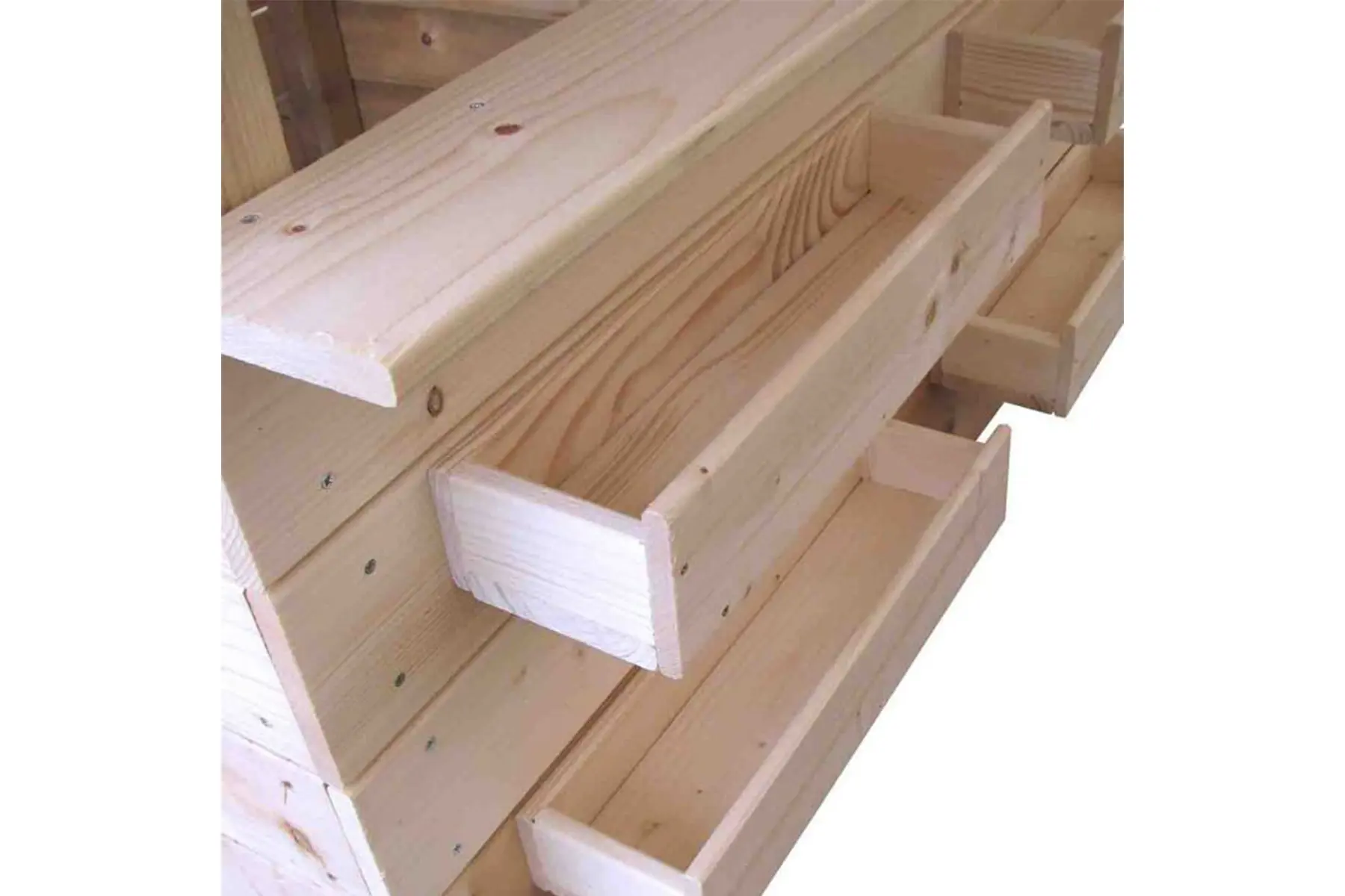 Houten speelhuis Shopping - modern speelhuis voor 4 kinderen-4